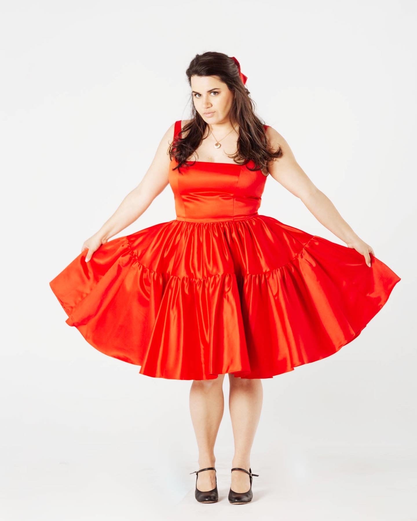 The Dream Dress in Carmen Scarlet - IN STOCK NOW